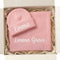 Kryvoxc Personalized Baby Blanket Set with Name, 95% Cotton Customized Swaddle Blanket and