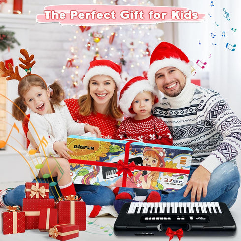 Yemona 37 3-6, 3 4 5 6 Keys Piano for Kids Age Kids Piano Keyboard with Microphone Portable Beginners Musical Piano