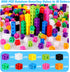 Jenaai 1000 Pieces Linking Cubes Counting Blocks, Colorful Math Manipulatives for Preschool Activities for Boys and
