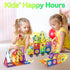 ST4 112 3D 4-8, 3-5 Contixo Magnetic Tiles - PCs Building Blocks STEM Construction Creativity, Imagination
