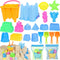 Beach Toys for Toddlers, Sand Castle Toys with Buckets, Shovels & Molds for Kids Ages 3-10