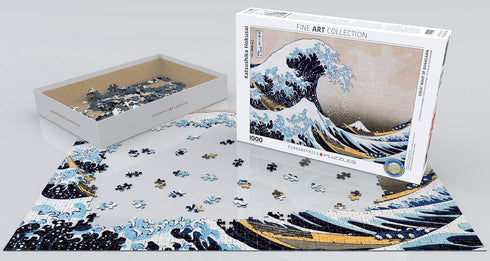 (1000-Piece), 6000-1545) EuroGraphics Great Wave Kanagawa by Hokusai Puzzle (Model: