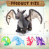 5 16 Inch 4 Mommy HyDren Pcs Dragon Plush Toys Dragon Stuffed with Babies Dragons in Dinosaur Belly, Plush Animal