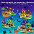 150pcs Set 3+ Magnetic Blocks - Magnetic School Castle with Light Up Blocks - Kids Classroom Sensory Toy for Toddlers