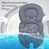 Infant Car Seat Insert Cushion Pad - Soft Head and Body Supports for Babies, Suitable for Car Seats and Strollers (Grey)
