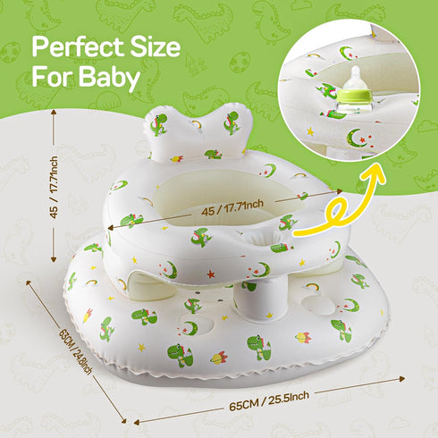 SSyang 336 Inflatable Seat for Babies Months, Sit Me Up Floor Chair with Built-in Air Pump, Supportive Baby Chair