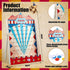 Fulmoon Disk Drop Game with 8 Disks, Circus Carnival Family Board Game for Birthday Party Activities
