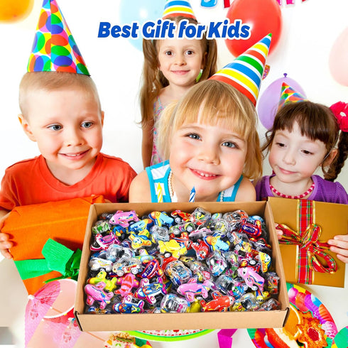 100 Set, Pcs Mini Pull Back Cars and Airplanes Assorted Racing Cars & Planes, Bulk Party Favors, Birthday Goodie Bag