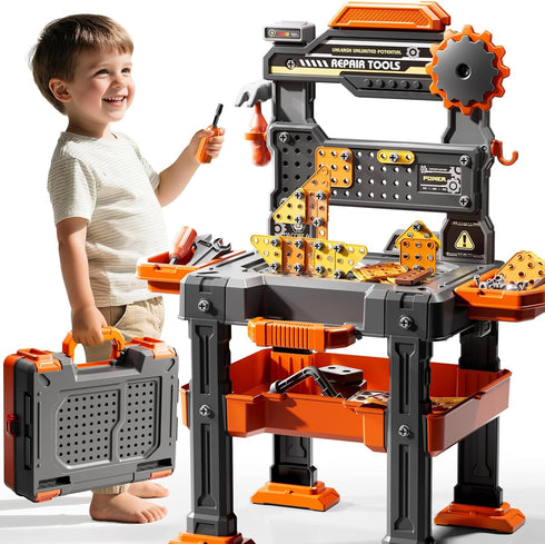 Sets 3 4 5 6 7 8, 2 1 3-5, Toolbox, Set 3-8 Kids Tools Toy for Aged in Workbench Toys for Toddlers Pretend Play