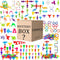 100PCS Suction Cup Toy Set, Multiple Styles Randomly Sent, Surprise Matching, Rich