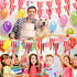328ft 200 Pcs Carnival Circus Party Decorations - Red and White Striped Pennant Banner Flags for Celebration