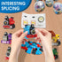 Sets, 12PCS 6 1 Sets, Mini Building Block Vehicle Train Toys Building Blocks, in STEM Toys Eggs Building Party Favors