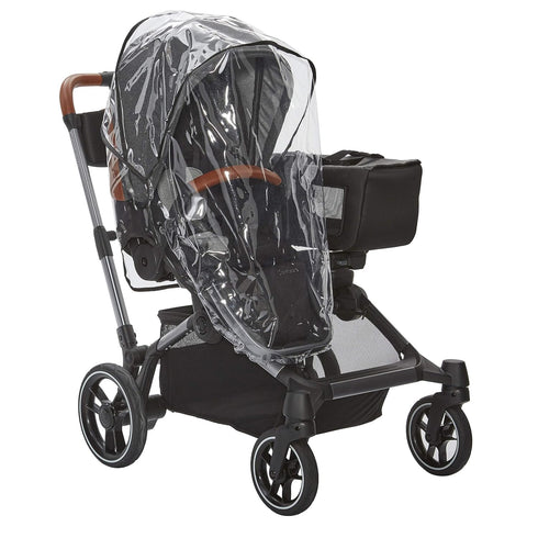 Contours Baby Clear Stroller Rain Cover, Travel Waterproof Weather Shield, Windproof, Protects