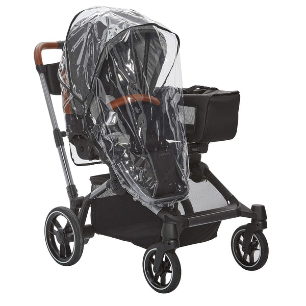 Contours Baby Clear Stroller Rain Cover, Travel Waterproof Weather Shield, Windproof, Protects