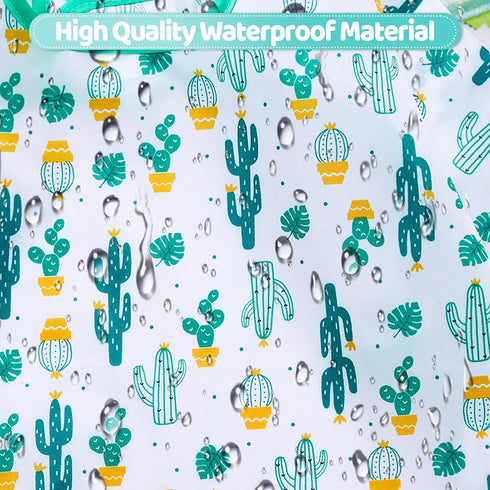 Pack Tarpop Long Sleeve Bibs Infant Smocks Multi Waterproof Soft Sleeved Bibs for Babies Toddler Eating Feeding