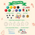 Move2Play, Set 3, 4, 5, 6, 7, 8-12 Crafty Moms, Christmas Craft Kit | Air Dry Clay Kit | Clay Ornament DIY | Christmas