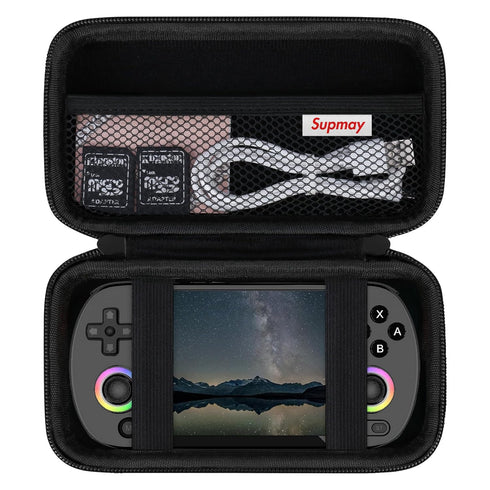 Supmay Hard Carrying Case for RG40XX H Retro Handheld Game Console, Black