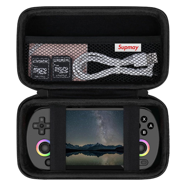 Supmay Hard Carrying Case for RG40XX H Retro Handheld Game Console, Black