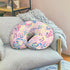 Kathyboom Daisy Nursing Pillow Cover, Ultra Soft Breastfeeding Pillows for Baby Boys Girls, Removable and Washable Baby