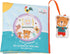 Teddy Bear Cloth Crinkle Books for Babies, Soft Tummy Time Mirror Toy, Gifts for Boys Girls Baby Shower, 0-3 Years