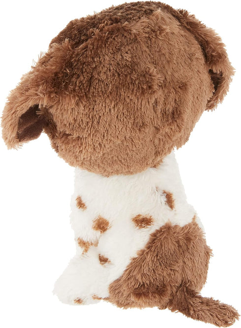 TY 2007517 Muddles Brown & White Dog Beanie Boo Stuffed Animal, Multicoloured
