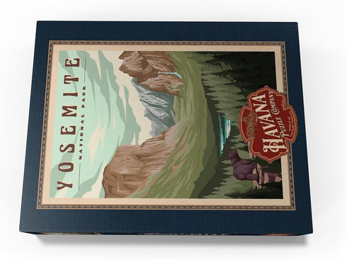MyPuzzle Yosemite National Park - Vintage Travel Poster, Premium 500 Piece Jigsaw Puzzle for Adults