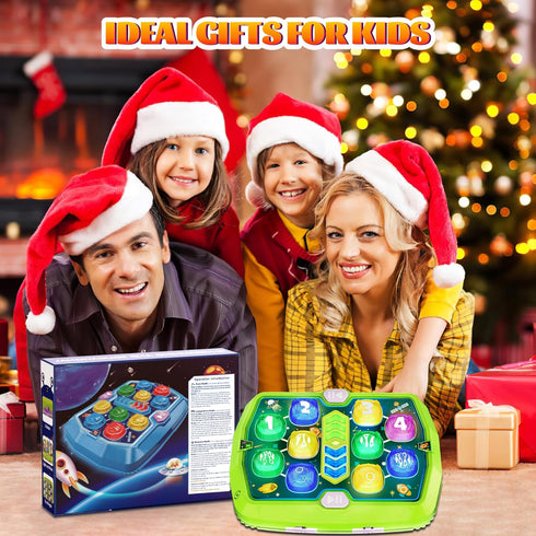 3 4 5 6+ 2 Hammers, 3 3-8 Whack Game Mole Toy for Toddler, Toys for Year Old Boys/Girls, Interactive Educational