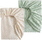 La&Sheer Fuzzy Crib Sheets Fitted 2 Pack,Plush Fleece Minky Crib Sheet for