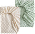 La&Sheer Fuzzy Crib Sheets Fitted 2 Pack,Plush Fleece Minky Crib Sheet for