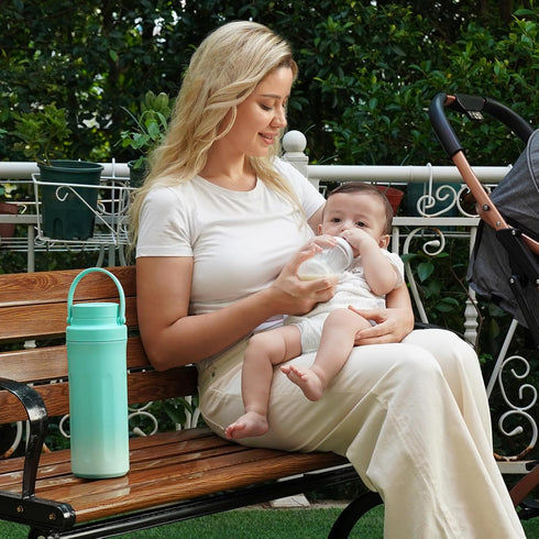 22oz 360 24 Portable Breast Milk Cooler for Work & Travel, Breastmilk Cooler with Total Cooling for Hours & Leak-Proof
