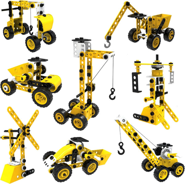 STEM Toys Kids Building Toys 100 Piece 8-in-1 DIY Learning Construction Toy