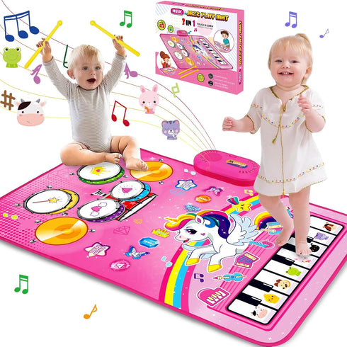 Toys for 1 Year Old Girl Gifts: Baby Music Mat Toddler Toys