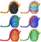 6 PCS Dragon Egg, 3D Printed Dragon Eggs with Dragon Inside Surprise