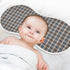 CHUROUSY Set 2 22 11 Inch Brown Plaid Checkered Baby Muslin Burp Cloths of Geometric Gingham Muslin Washcloths Rustic