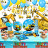 vinfo Construction Birthday Party Supplies Set For Boys - 24 Guests Dump Truck