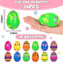 NAWITDA 36 Pack 3 Inch Large Plastic Printed Easter Eggs, Empty Fillable Eggs Bulk for Easter Egg Hunt, Easter Basket