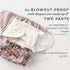 1 (7-17 lbs) Esembly Cloth Diaper Cover - Reusable Swim Diaper, Waterproof, Breathable - Adjustable Outer Layer Over