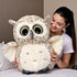 19.7 Inch Ryttir Chubby Giant Owl Stuffed Animal, Adventure Stuffed Owl Plush Toy, Brave Boy's and Girl's Room