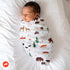 100% 44" 44" RED ROVR Organic Cotton Muslin Swaddle | Newborn Receiving Blanket | Baby Wrap | Boy, Girl, Unisex | Soft