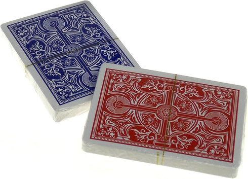 Set 4 (9-Ace) Counter 2 2 Hickoryville Euchre Card Game Pre-Stripped Decks with Blank Cards Red & Blue Decks Classic