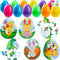 JOYIN 12 Pcs Easter Eggs Jigsaw Puzzle for Egg Hunt Game, School