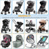 Orzbow Universal Mosquito Net for Stroller, Baby Bug Net with Two-Way Zippers, Portable Foldable Black