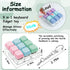 XiawaLangzhuo 2 Pack 9 1 in Keyboard Fidget Toy, Keyboard Fidget Keychain Anti-Stress Keyboard Decompression Button