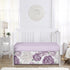 Sweet Jojo Designs Lavender Purple Boho Shabby Chic Floral Girl Baby Crib Skirt Bed Dust Ruffle Bedskirt Nursery