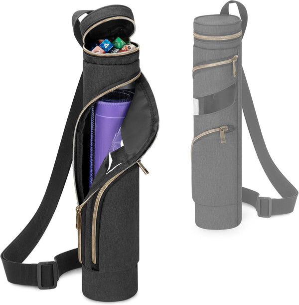 Rexmica Playmat Tube Case with Dice Holder for W14x L24 Playmats, Gaming