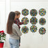 18 Pack 6 6 Inches(Colorful) Tinlade Color Mandala Window Clings DIY Kit Stained Glass Kits for Adults Suncatchers