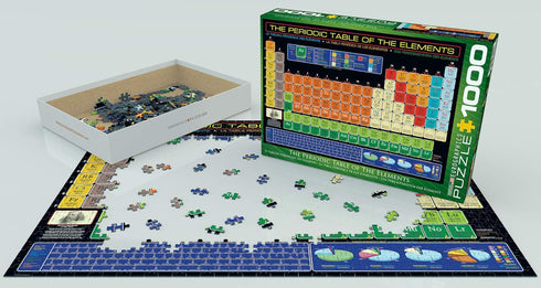 EuroGraphics Periodic Table of Elements 1000 Piece Puzzle, Educational Fun for All Ages