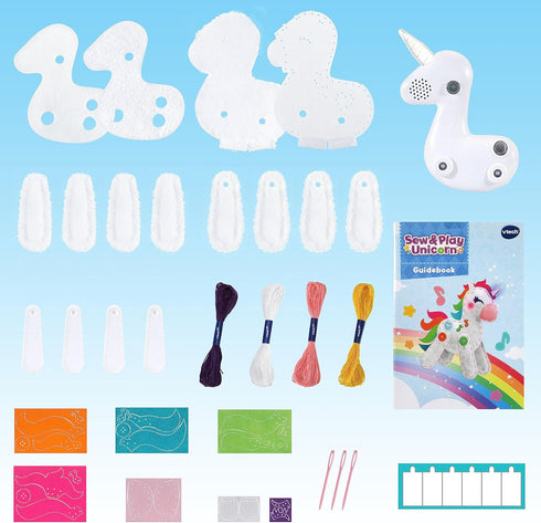 VTech Sew and Play Unicorn, Small Size Educational Toy for Kids