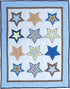 CribMATE Blue Star Nursery Crib Quilted Comforter 1 PC Baby Girl/Baby Boy Crib