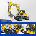2-in-1 Bulldozer 399 Excavator & Building Kit - Pieces STEM Educational Construction Toys for Kids, Creative Birthday